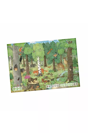 Czytaj z Albikiem. Nasz las. Interaktywne m�wi�ce puzzle 100 el. - Jana Bla��kov�