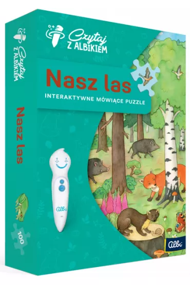Czytaj z Albikiem. Nasz las. Interaktywne m�wi�ce puzzle 100 el. - Jana Bla��kov�