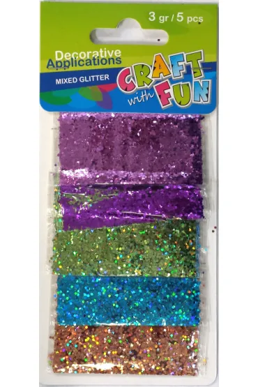 Craft with Fun Brokat sypki pastele 327099