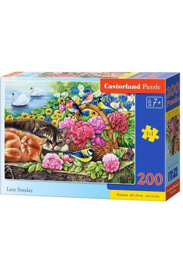 Puzzle 200 el. Lazy Sunday Castorland