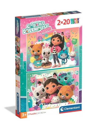Puzzle 2x20 Gabby s CLEMENTONI 24832 CLM