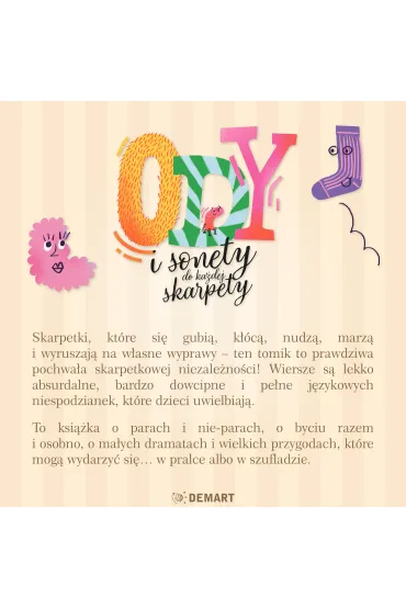 Ody i sonety do ka�dej skarpety. Wiersze dla dzieci - Agata  Komosa-Stycze�