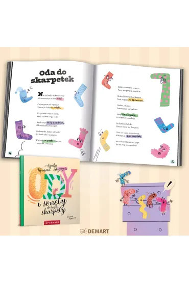 Ody i sonety do ka�dej skarpety. Wiersze dla dzieci - Agata  Komosa-Stycze�