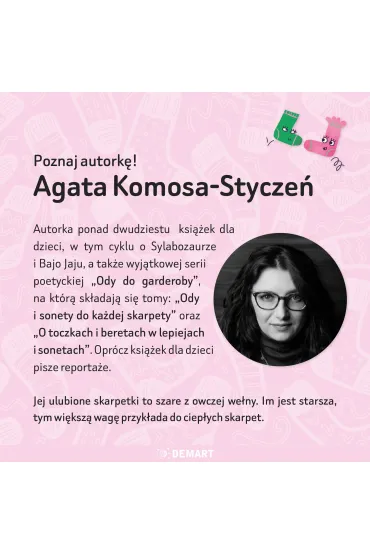 Ody i sonety do ka�dej skarpety. Wiersze dla dzieci - Agata  Komosa-Stycze�