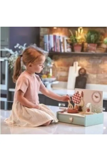 Kuchnia przeno�na drewniana Mini Chef Tender Leaf Toys