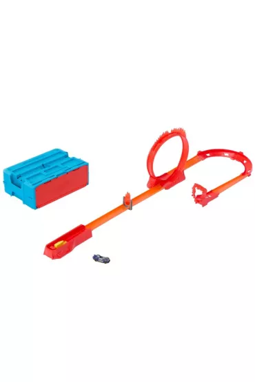 Hot Wheels Track Builder Kaskaderska ptla ognia. Zestaw HMC04 Mattel