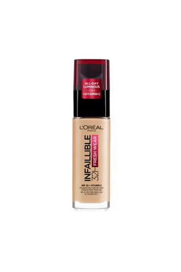 LOreal Paris Infaillible 32H Fresh Wear Foundation d�ugotrwa�y podk�ad do twarzy 100 Linen 30 ml