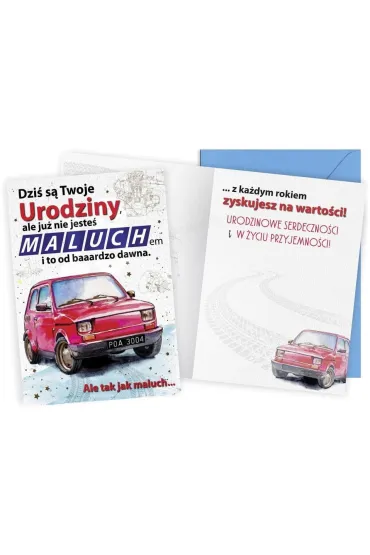 Kukartka Karnet Urodziny