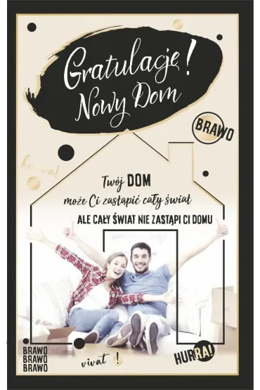 AbCard Kartka Gratulacje Nowy Dom U80D