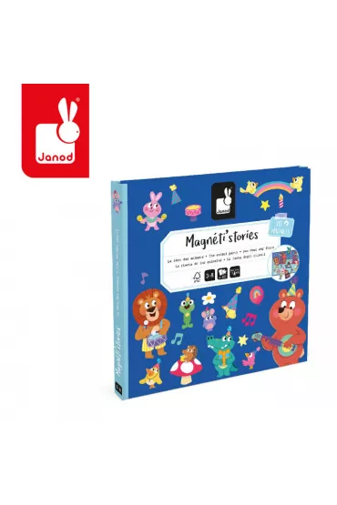Puzzle Magnetyczna ukadanka Przyjcie w lesie Magneti'stories Janod