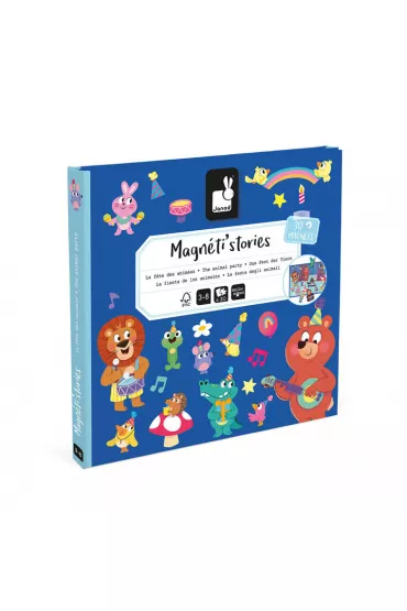 Puzzle Magnetyczna ukadanka Przyjcie w lesie Magneti'stories Janod