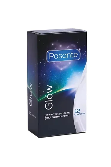 Pasante Glow prezerwatywy �wiec�ce w ciemno�ci 12 szt.