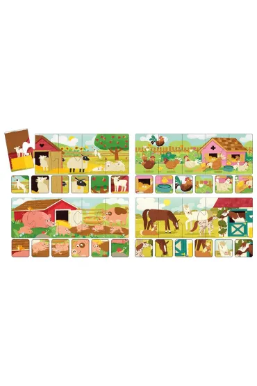 Zagroda 1   puzzle obserwacyjne ADAMIGO 8001