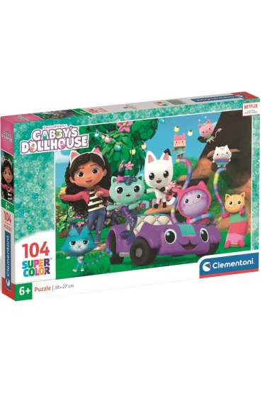 Puzzle 104 el. SuperColor. Gabby's Dollhouse Clementoni