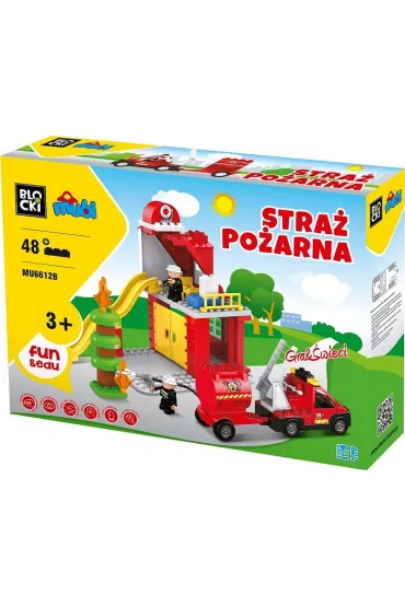 Klocki Blocki MUBI stra� po�arna 48el