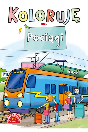 Koloruj�. Poci�gi