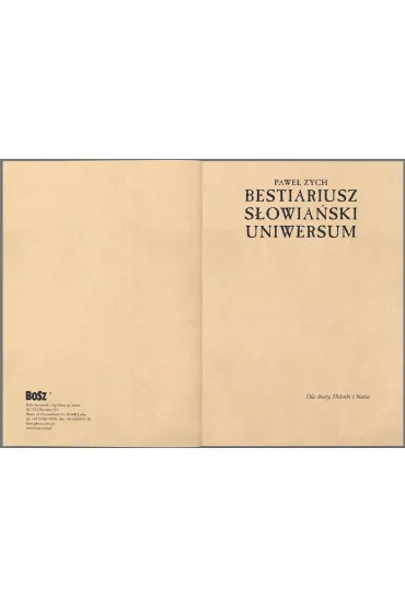 Bestiariusz s�owia�ski Uniwersum - Pawe� Zych