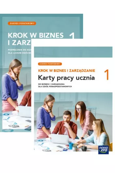 Pakiet Krok w biznes i zarządzanie 1: Podręcznik do liceum
