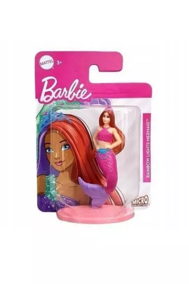Barbie Minis Laleczka Rainbow Light Mermaid Mattel