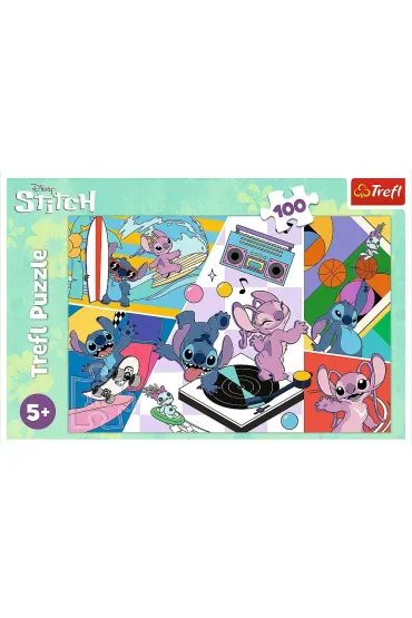 Puzzle 100 el. Wspomnienia Lilo&Stitch Trefl