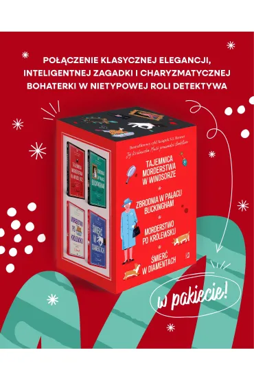 Pakiet Jej Kr�lewska Mo�� prowadzi �ledztwo. Tomy 1-4: Tajemnica morderstwa w Windsorze, Zbrodnia w pa�acu Buckingham, Morderstwo po kr�lewsku, �mier� w diamentach - S.J. Bennett