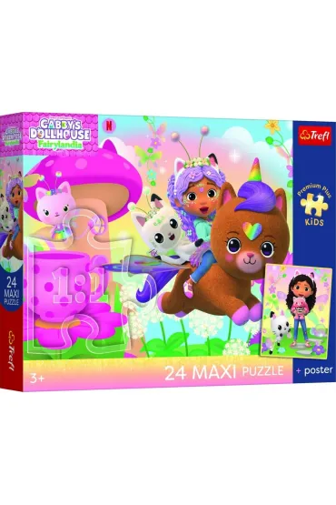 Puzzle 24 elementy Maxi Gabby na Ratunek TREFL 14389 TR