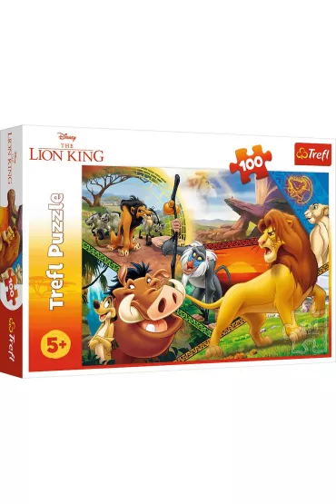 Puzzle 100 el. Przygody Simby Trefl