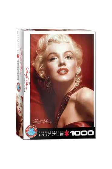 Puzzle 1000 el. Marilyn Monroe czerwony portret Eurographics