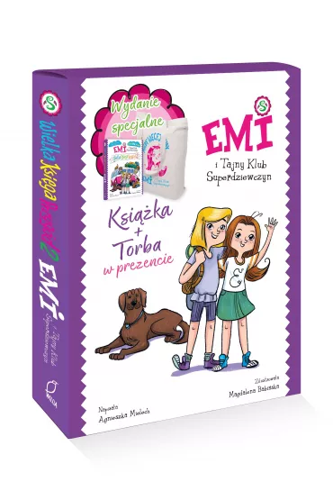 Wielka Ksi�ga Przyg�d. Emi i Tajny Klub Superdziewczyn. Tom 2. Wydanie specjalne z torb� - Agnieszka Mielech
