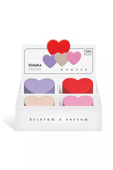 Interdruk Gumka do �cierania Hearts