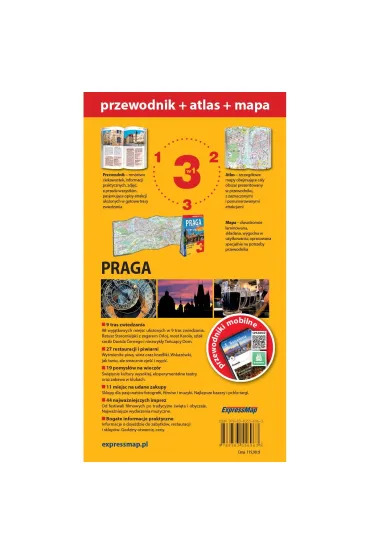 Praga 3w1 przewodnik + atlas + mapa - Katarzyna Byrtek