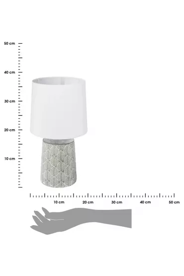 Atmosphera Lampka stoowa Cyril 35,5 cm