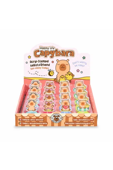 Piecz�tka Kapibara samotuszuj�ca akrylowa 1szt.mix Trendhaus