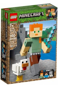 LEGO Minecraft BigFig Alex z kurczakiem 21149