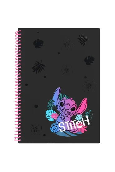 CoolPack Ko�obrulion A4 Disney Black Stitch spirala kratka 100 kartek