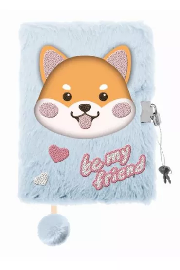 St. Majewski Pami�tnik z k��dk� w�ochacz A5 9 Piesek/Happy Dog linia 96 kartek