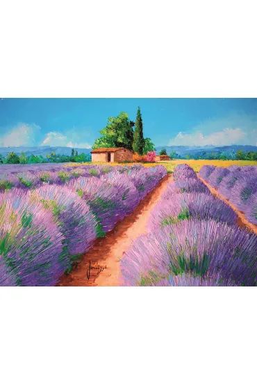 Puzzle 500 el. High Quality Collection. Zapach lawendy Clementoni