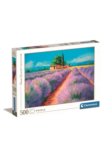 Puzzle 500 el. High Quality Collection. Zapach lawendy Clementoni