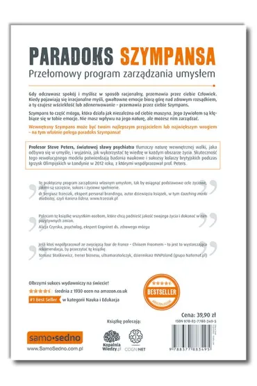Paradoks szympansa. Prze�omowy program zarz�dzania umys�em - Steve Prof Peters
