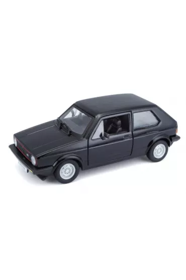 Bburago model volkswagen golf mk1 gti 1979 black 1:24