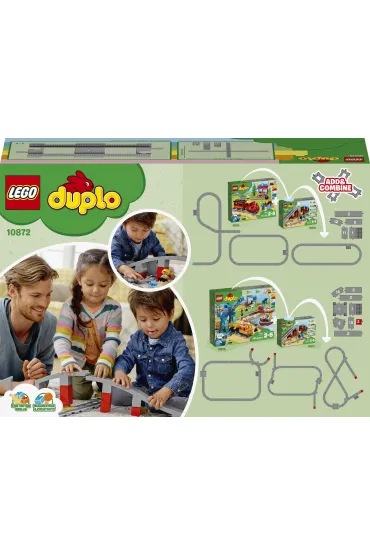 LEGO DUPLO Tory kolejowe i wiadukt 10872