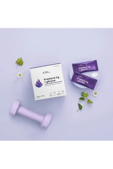 Aura Herbals Kreatyna 3 g, monohydrat + glicyna Suplement diety 30 sasz.