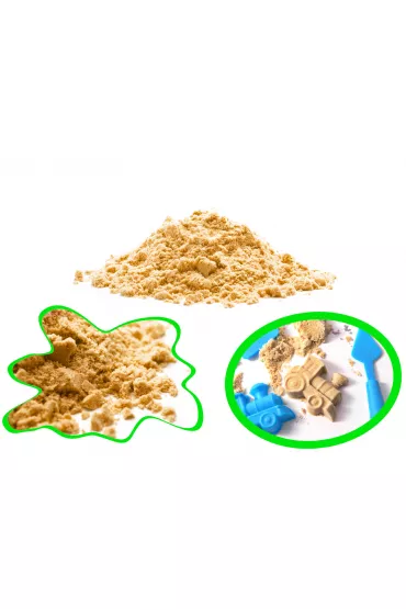 Piasek do formowania w pude�ku 2kg foremki niebieski