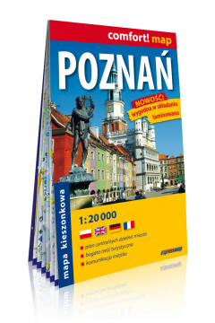 comfort!map Plan miasta Pozna 1:20 000