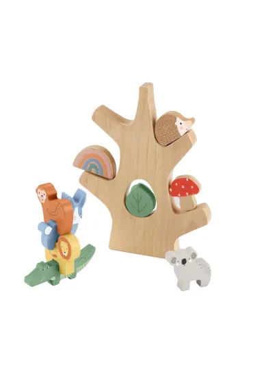 Fisher-Price. Drewniane drzewko Zestaw klock�w