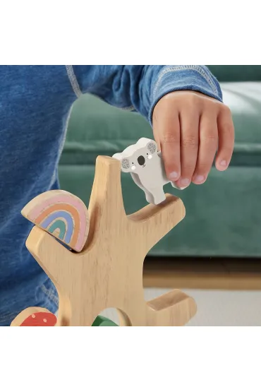 Fisher-Price. Drewniane drzewko Zestaw klock�w