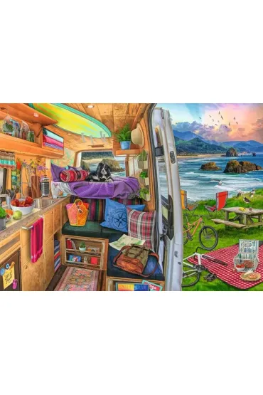 Puzzle 500 el. 2D Wakacyjny klimat Ravensburger