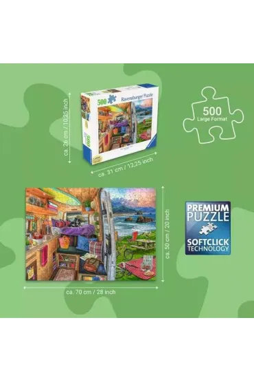 Puzzle 500 el. 2D Wakacyjny klimat Ravensburger
