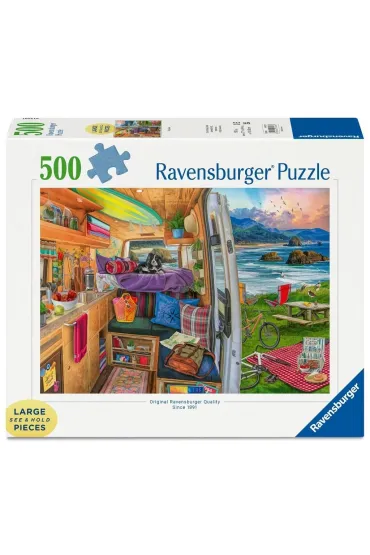 Puzzle 500 el. 2D Wakacyjny klimat Ravensburger