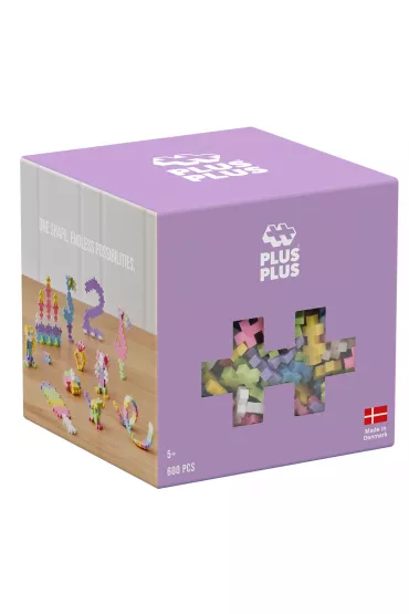 Klocki Plus-Plus Pastelowe 600el